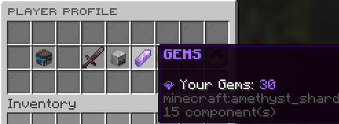 Stats menu Stats menu